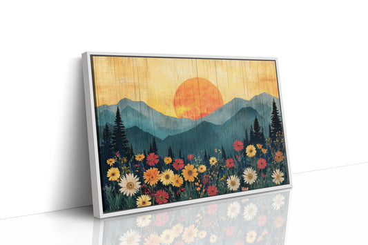 Mountain Daisies Dance At Dawn