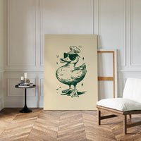 The Chef Duck Struts Proudly