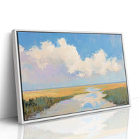 Summer Clouds Crown The Marsh