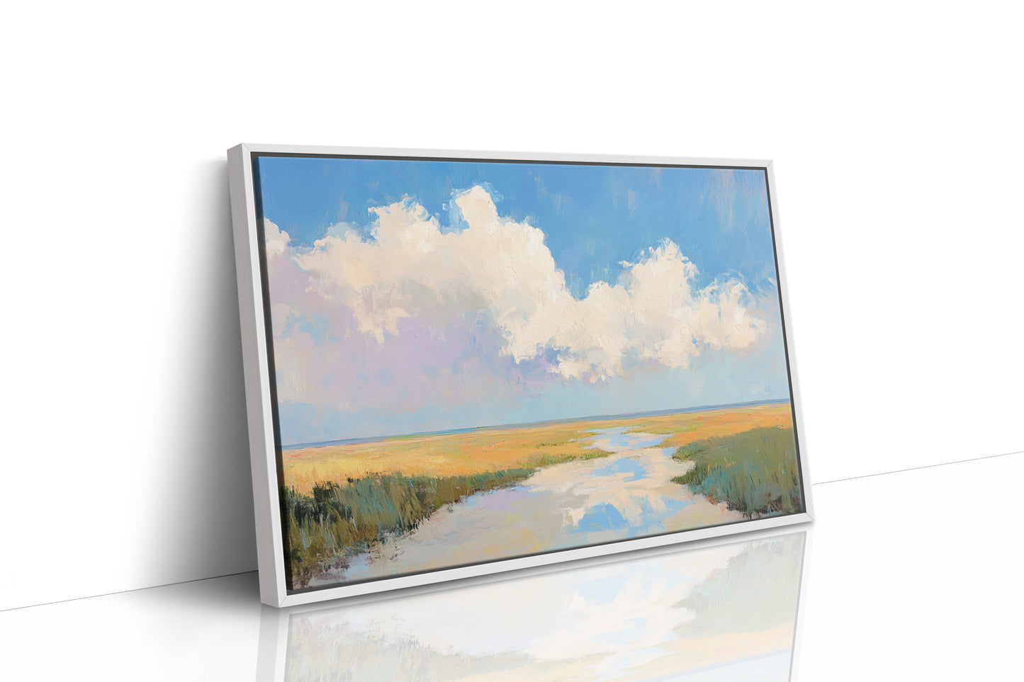 Summer Clouds Crown The Marsh