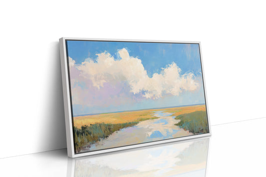 Summer Clouds Crown The Marsh