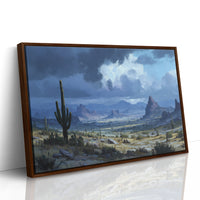 Desert Symphony Under Thunderous Skies
