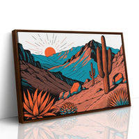 Sunrise Over Saguaro Ridge