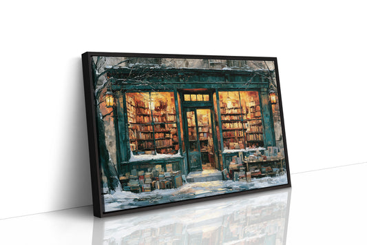 Bookshop in the Snow