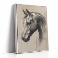 Noble Silence: Equine Elegance