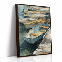 Harbor Whispers in Weathered Wood
