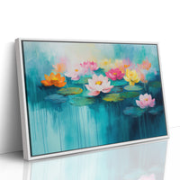 Lotus Dreams Float On Turquoise Waters