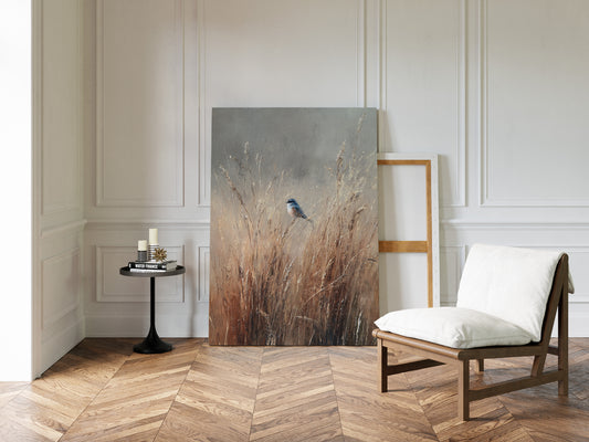 A Moment Among Golden Grasses