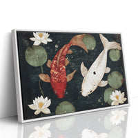 Koi Dance Among Lotus Dreams