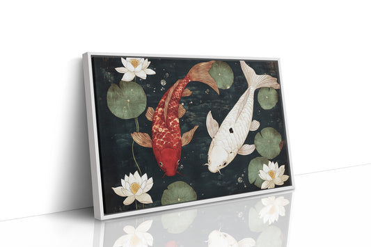 Koi Dance Among Lotus Dreams