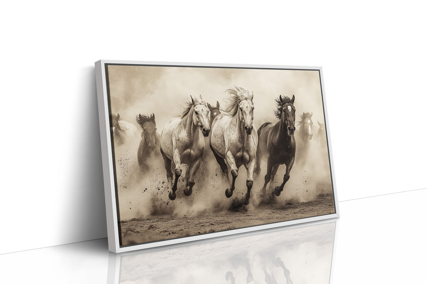 Thunder Hooves Chase Desert Wind