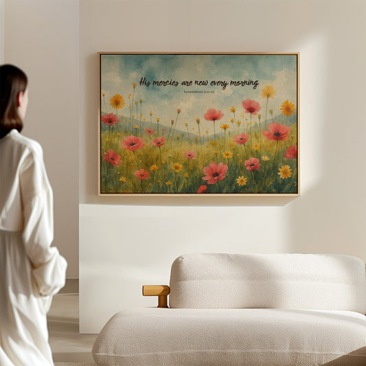 New Every Morning Wildflower Sunrise