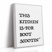 This Kitchen Is for Boot Scootin
