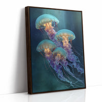 Ocean Ballet In Teal Depths