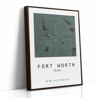 Fort Worth, Mapped in Sage