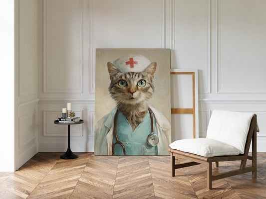 A Feline Healer's Gentle Touch