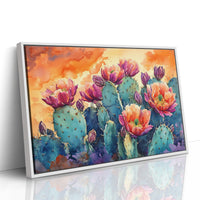 Desert Blooms Paint The Evening Sky