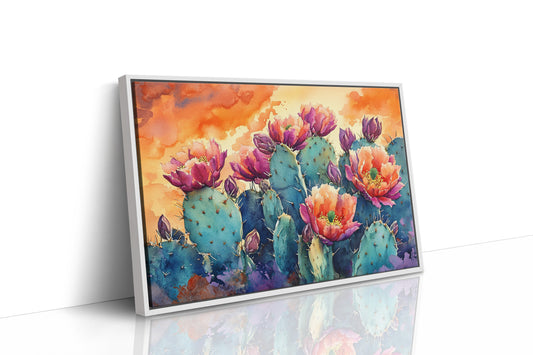 Desert Blooms Paint The Evening Sky