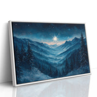 Northern Peaks Hold Winter's Light