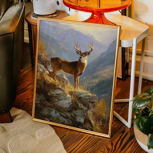 Autumn Light Crowns Mountain King