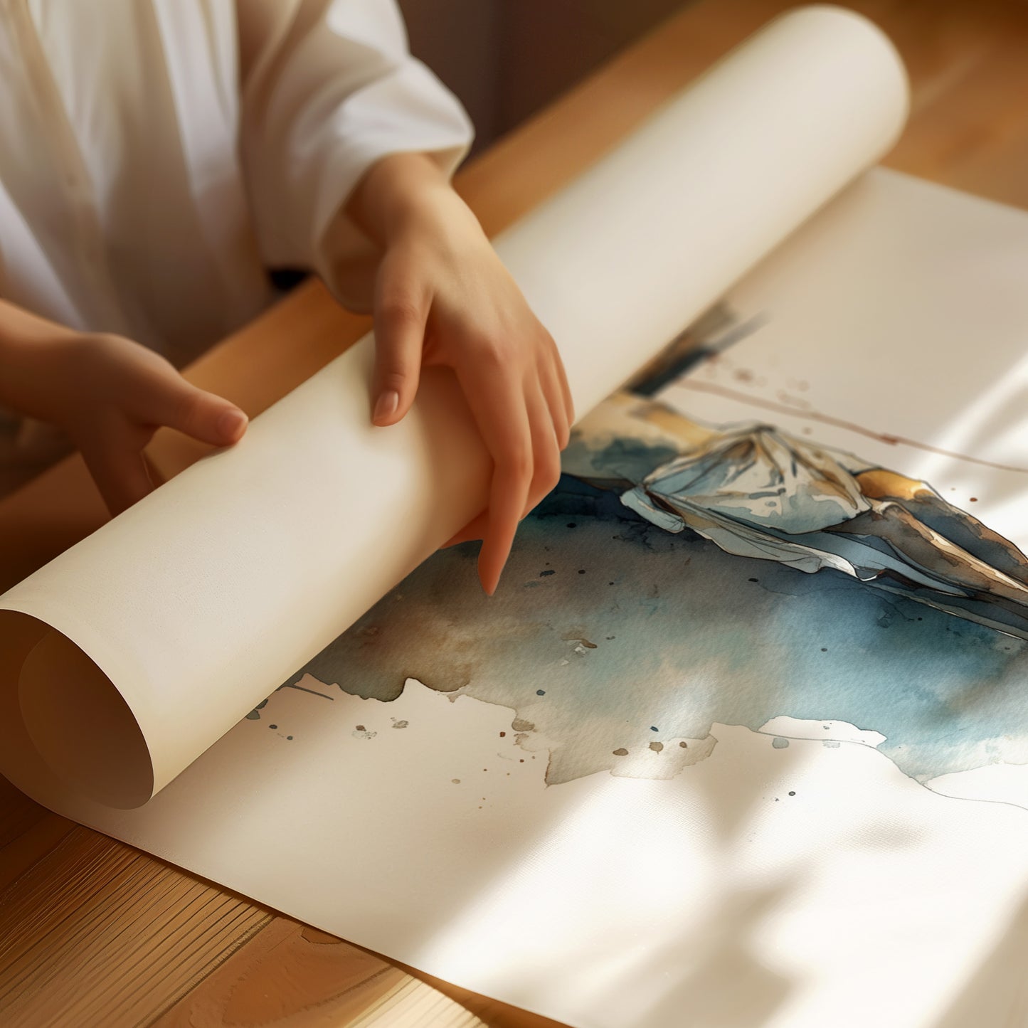 Sacrifice Flows In Watercolor Tides