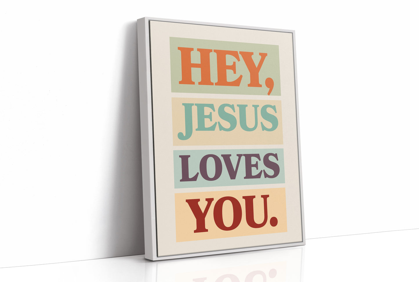 Faith Speaks In Color Blocks