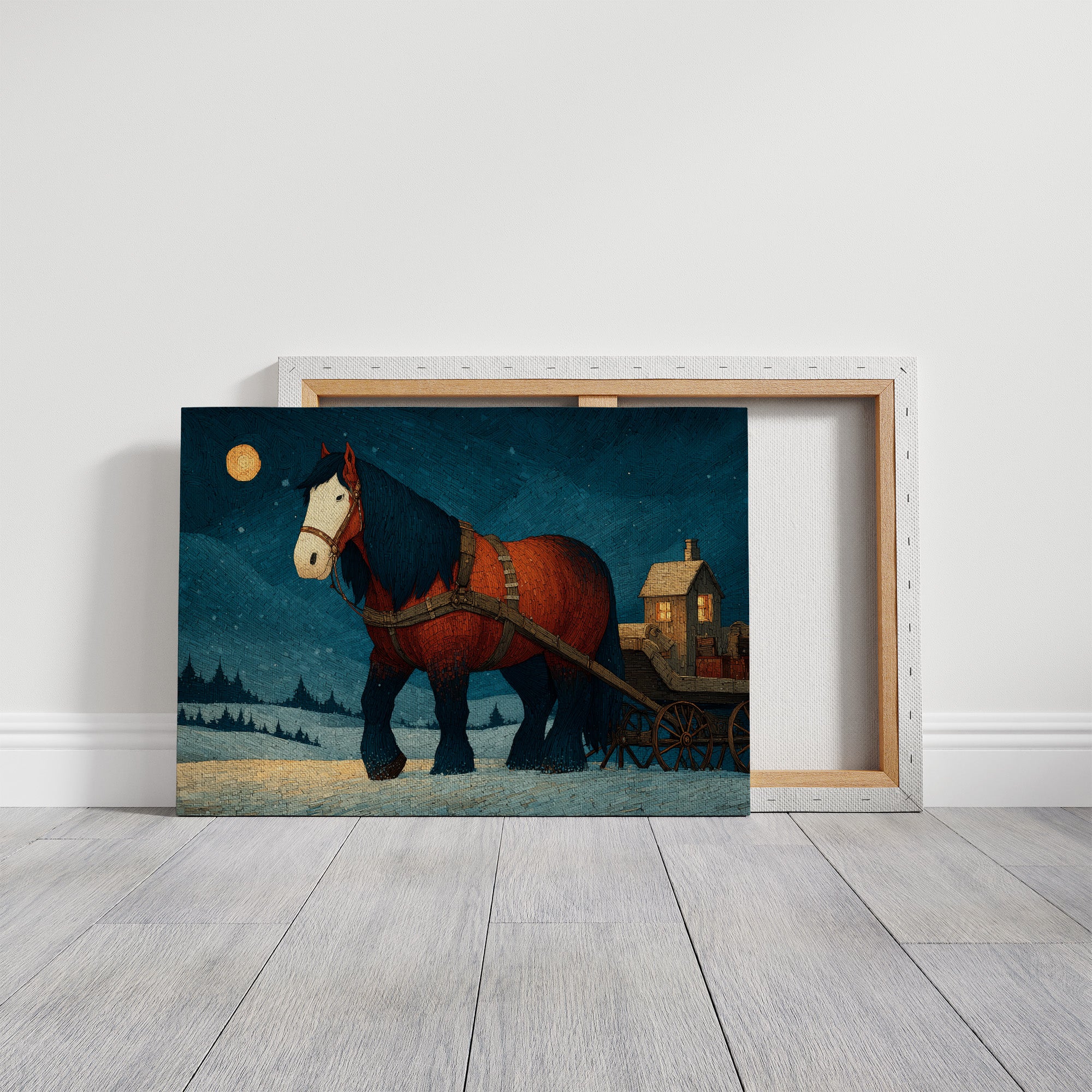 The Cart Horse's Moonlit Walk