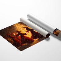 Witches Dance By Harvest Flames