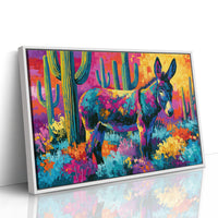 Desert Burro, Neon Sunset