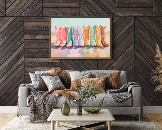 A Line of Colorful Journeys