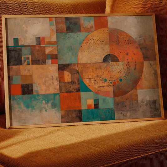 Copper Sun Dances Through Turquoise
