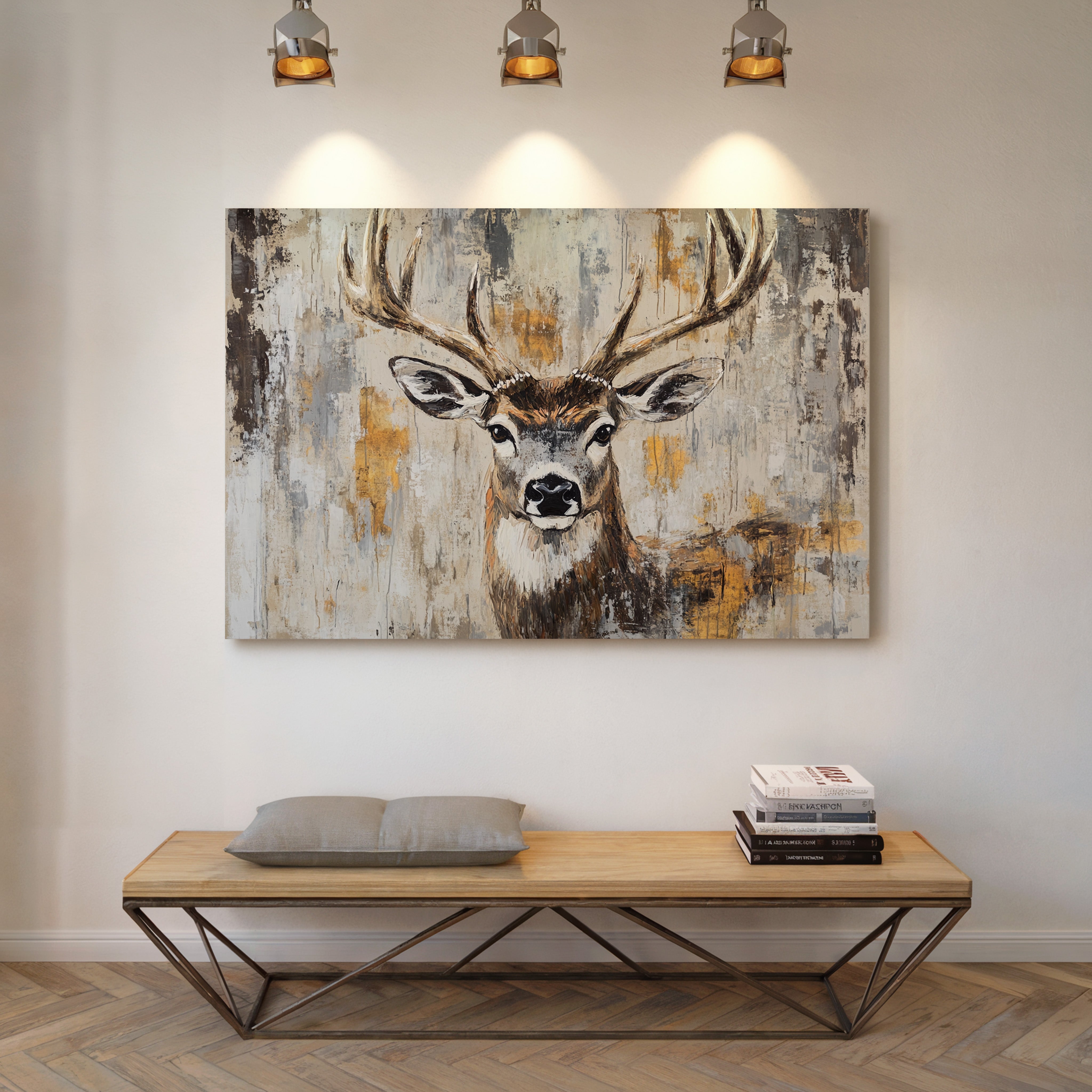 Noble Stag In Golden Light