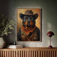Rottweiler Ranger in the Wild West