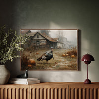 Wild Turkey's Autumn Farmhouse Patrol