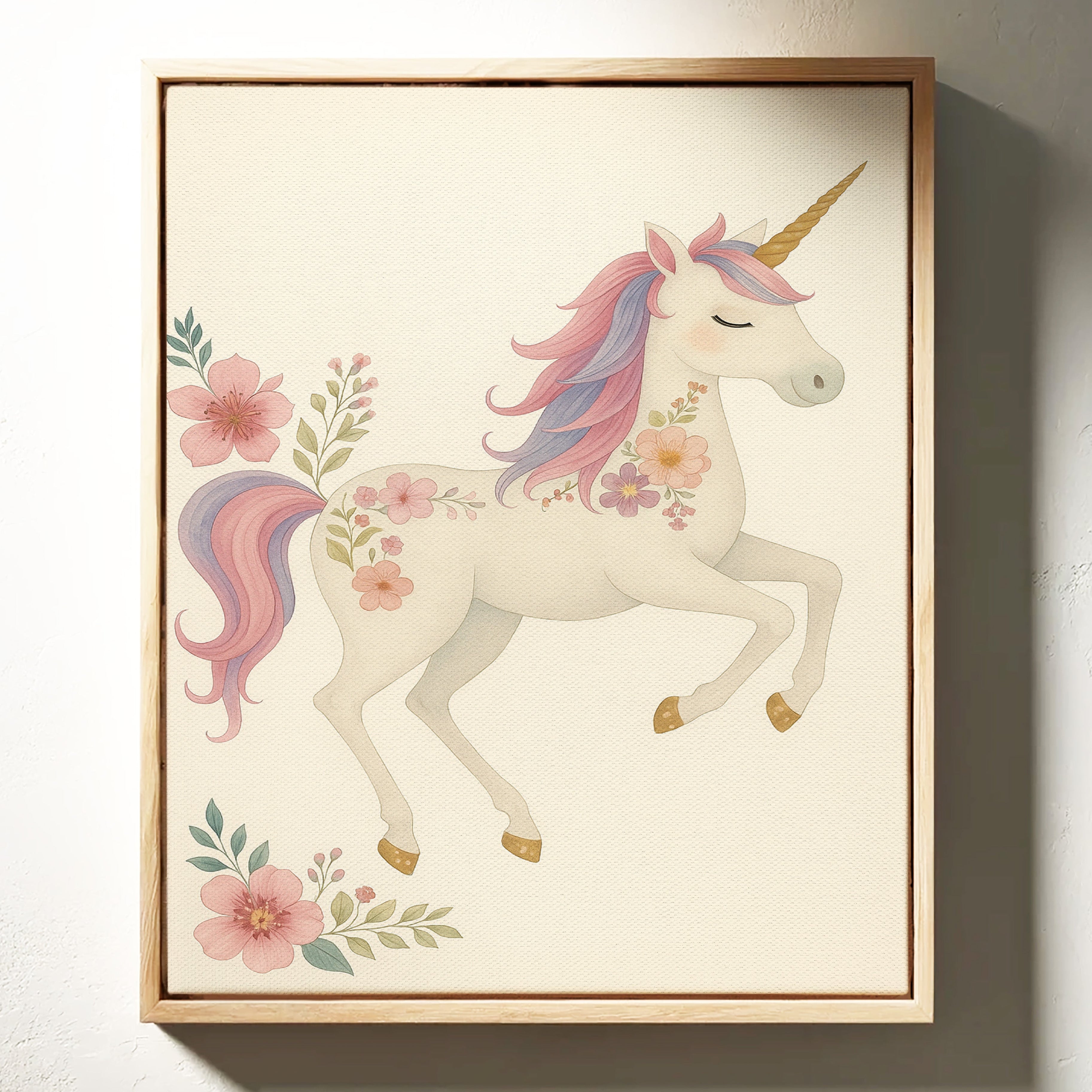 Blossom Mane Unicorn in Dreamy Pastels