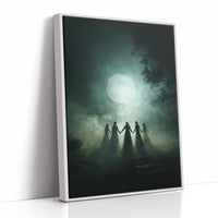 Moonlit Circle Of Ancient Ritual
