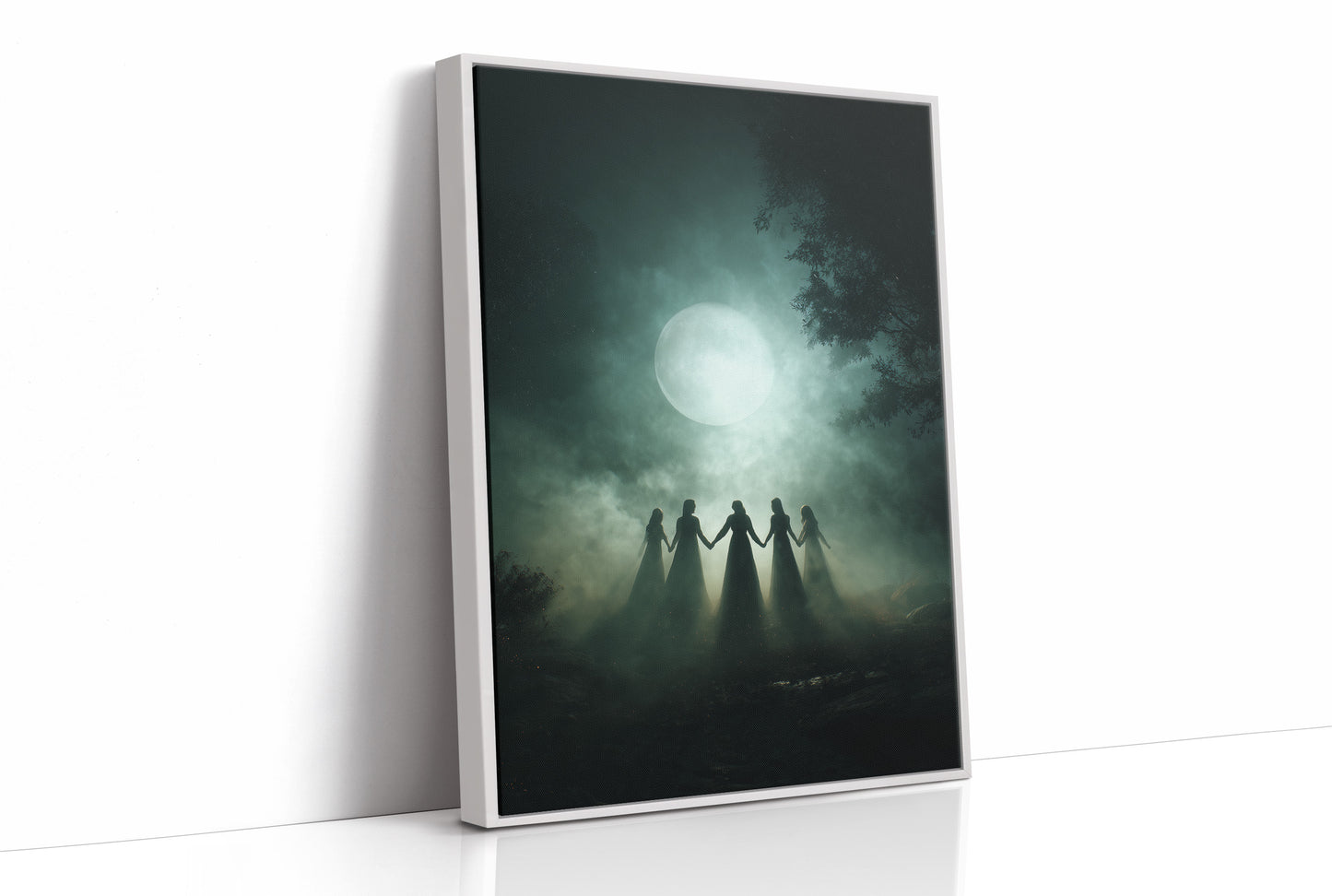 Moonlit Circle Of Ancient Ritual