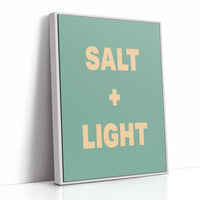 Coastal Words In Sage Simplicity