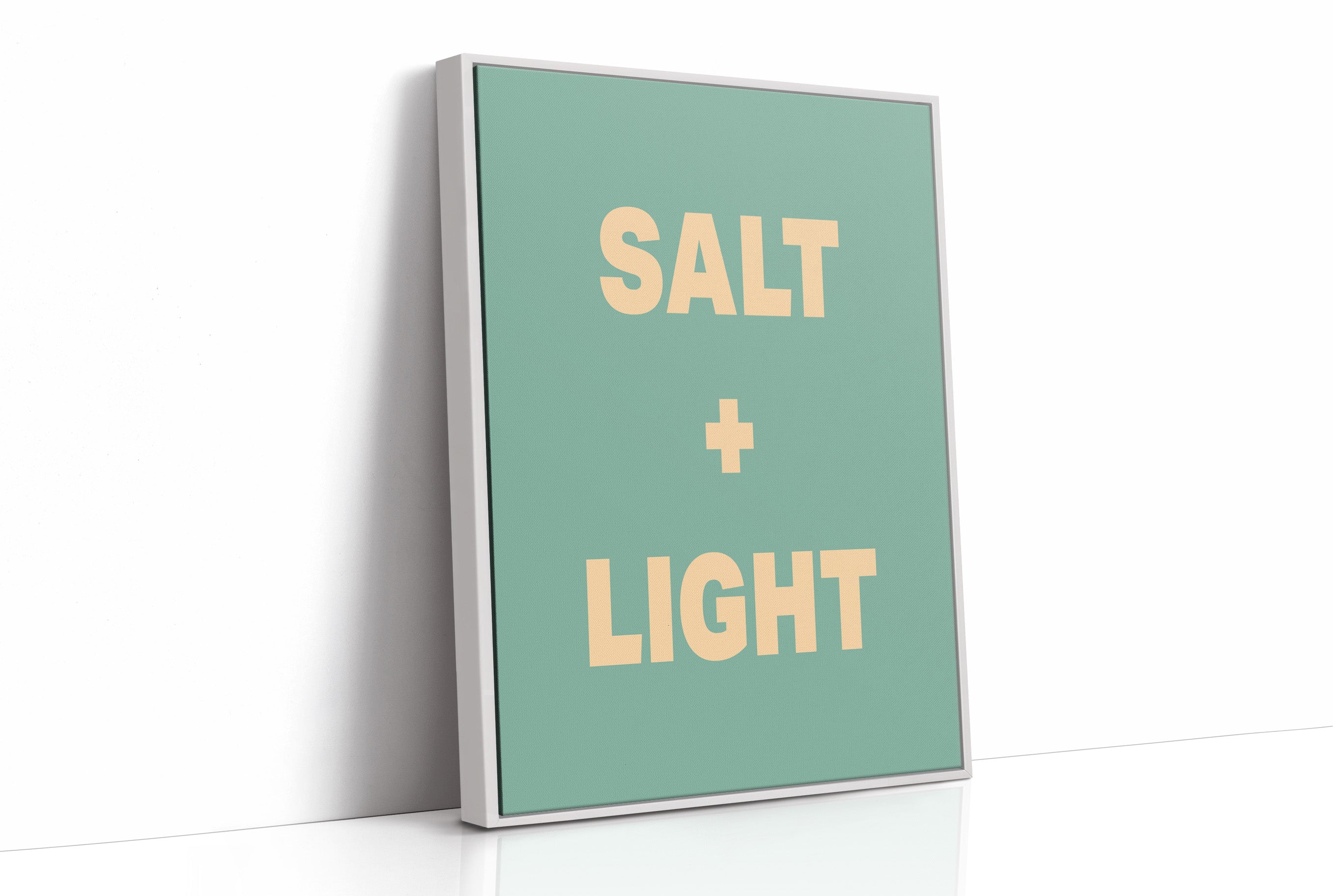 Coastal Words In Sage Simplicity