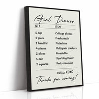 Girl Dinner, Take Three