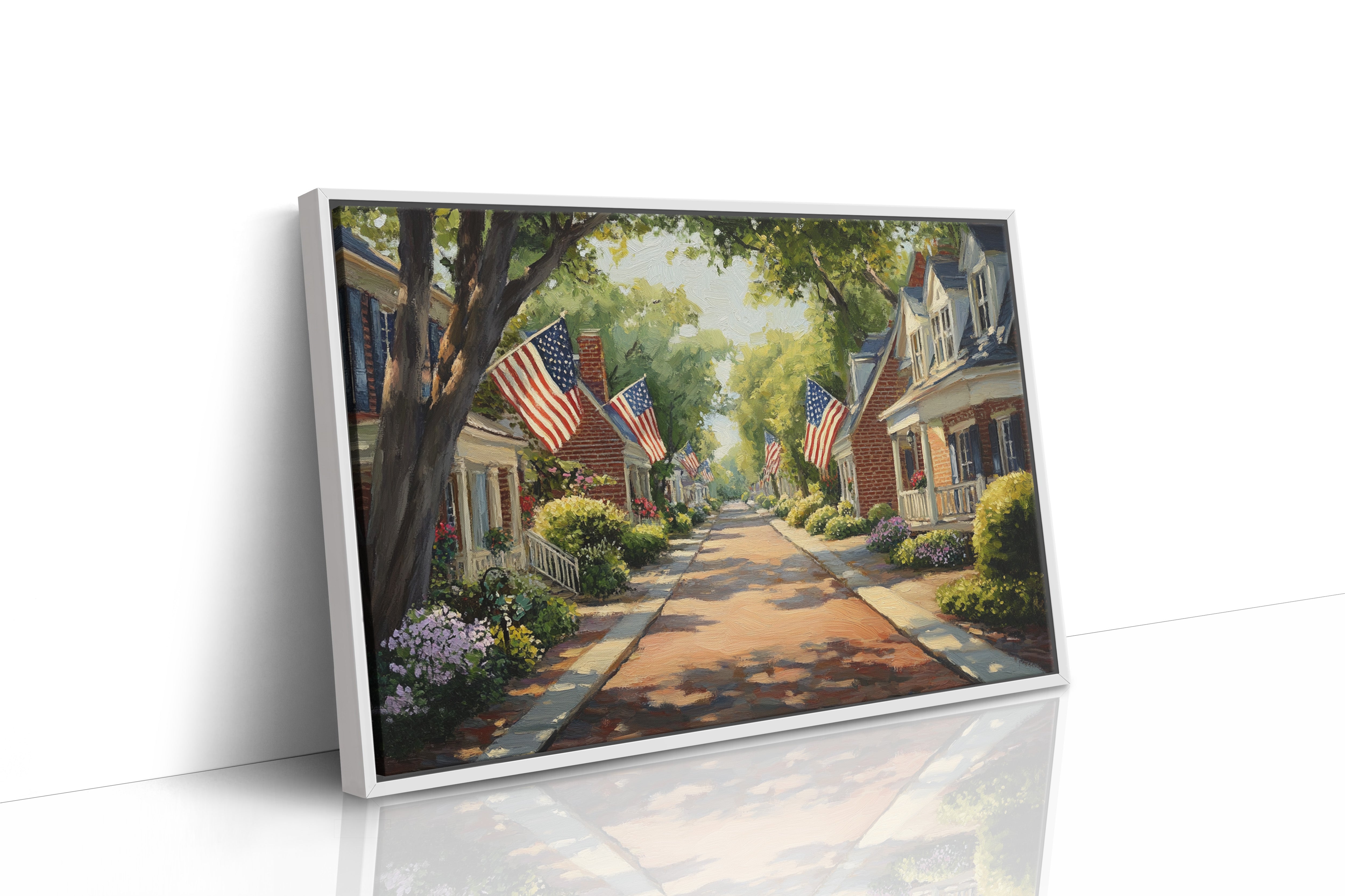 Summer Glory On Colonial Lane