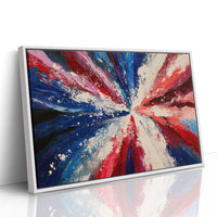 Freedom's Colors Dance At Dawn