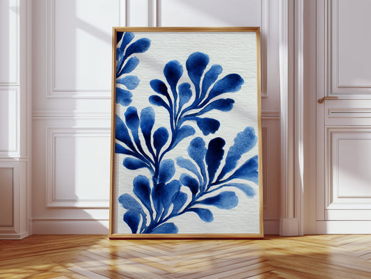 Tidal Dances of Indigo Leaves