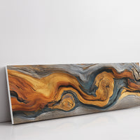 Golden Grain in Weathered Wood