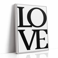 Bold Serif Love Typography Print