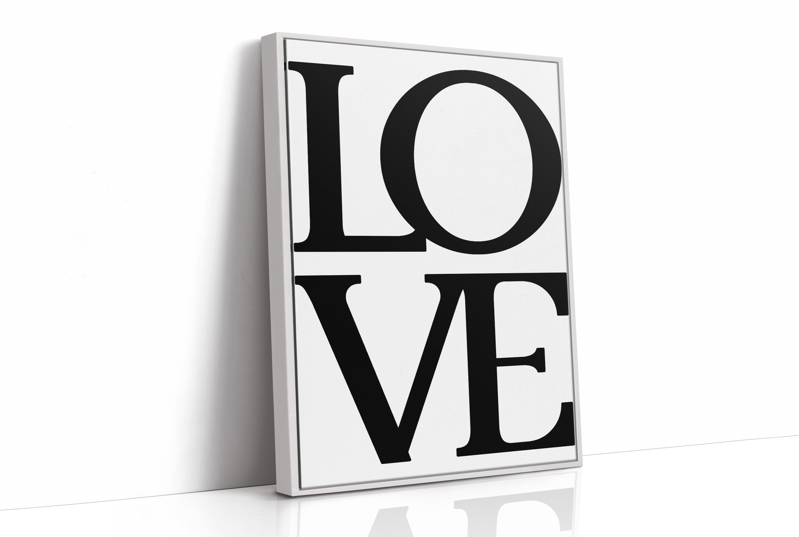 Bold Serif Love Typography Print
