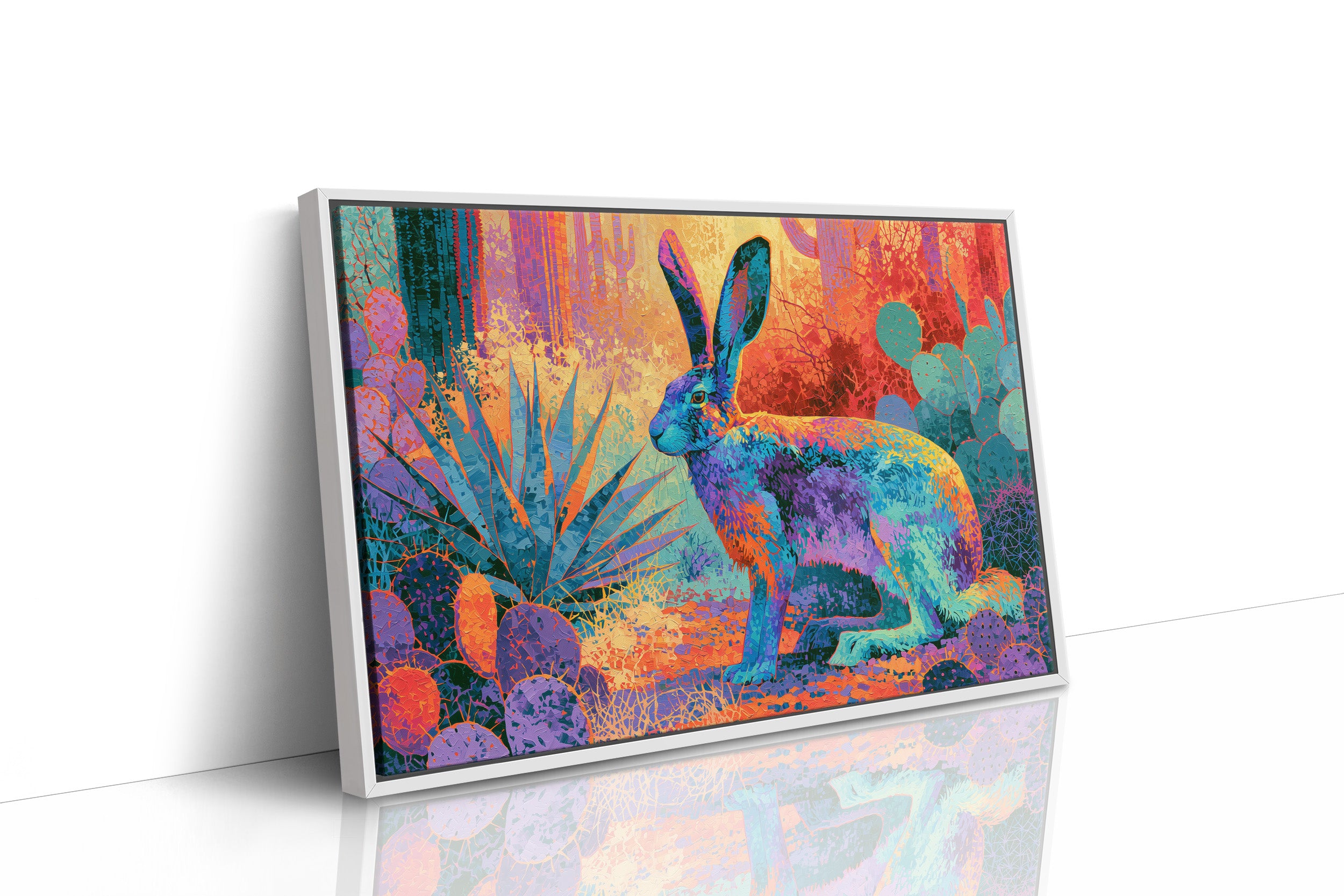 Desert Jackrabbit, Fauvist Bloom