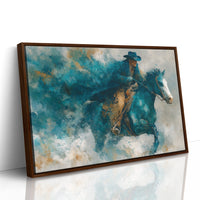Cowboy Dissolving Into Dust