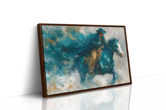 Cowboy Dissolving Into Dust