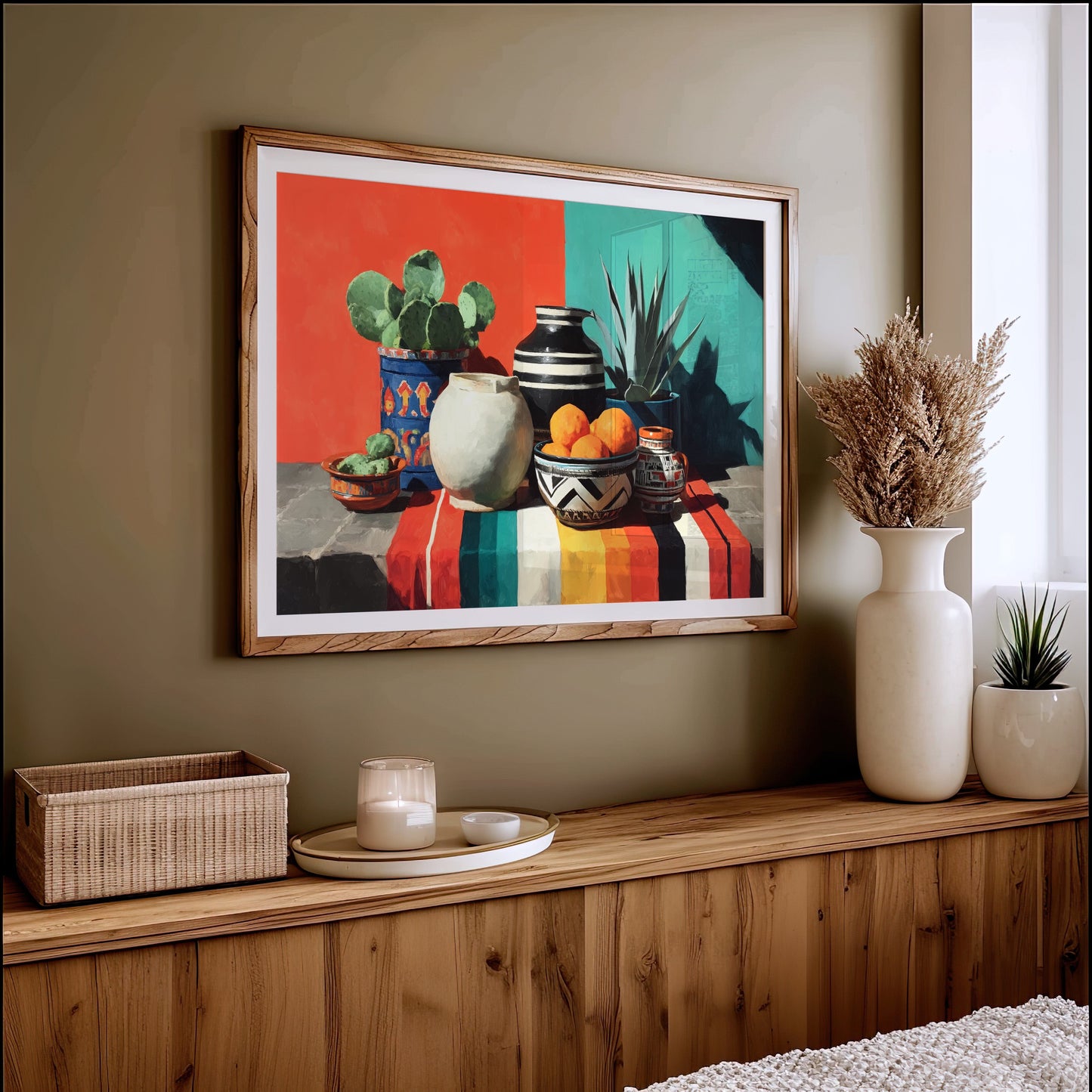 Citrus Morning Meets Desert Clay
